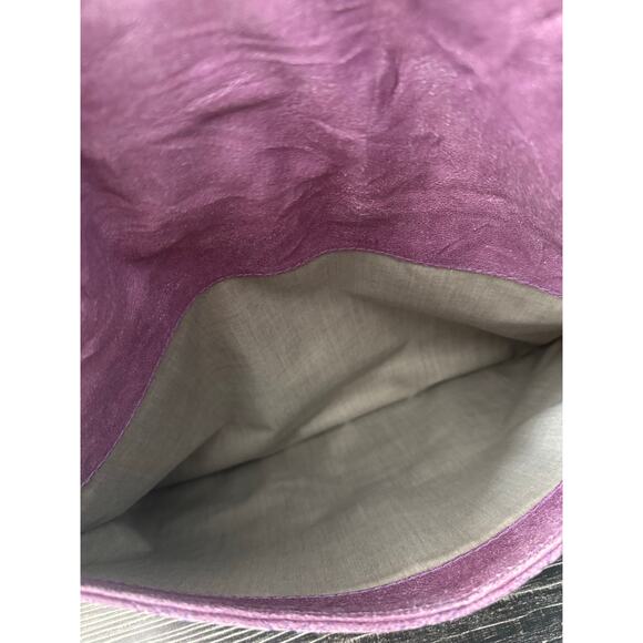 Marc Jacobs Quilted Purple & Orange Double Flap Foldover Clutch MSRP $1275+ - Picture 3 of 12